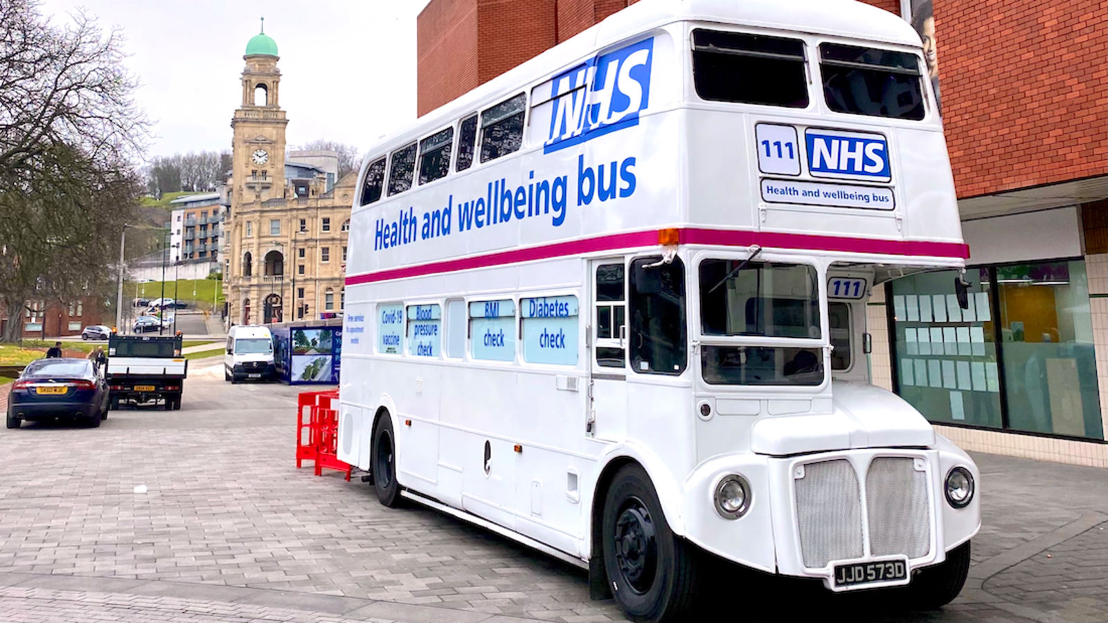 Hundreds get free health checks on board classic London bus | ITV News ...