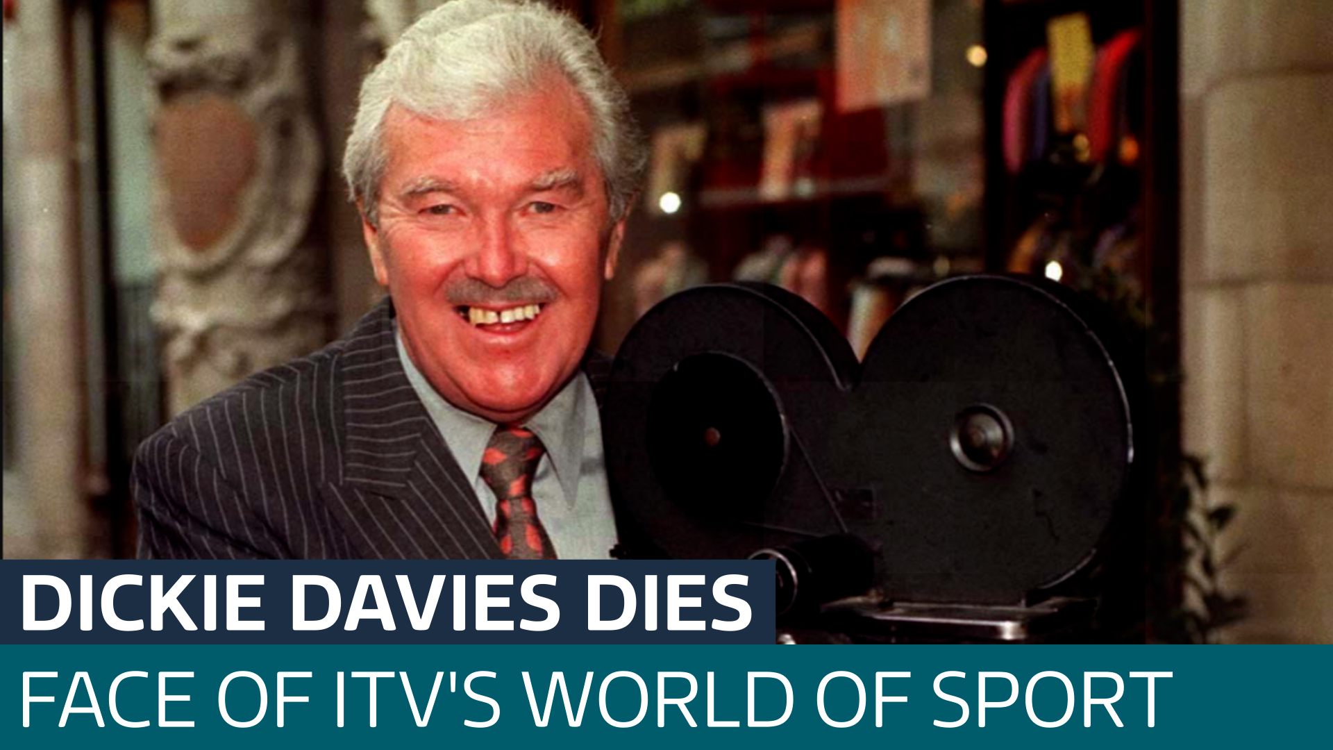 Tributes paid to legendary ITV sports presenter Dickie Davies who has
