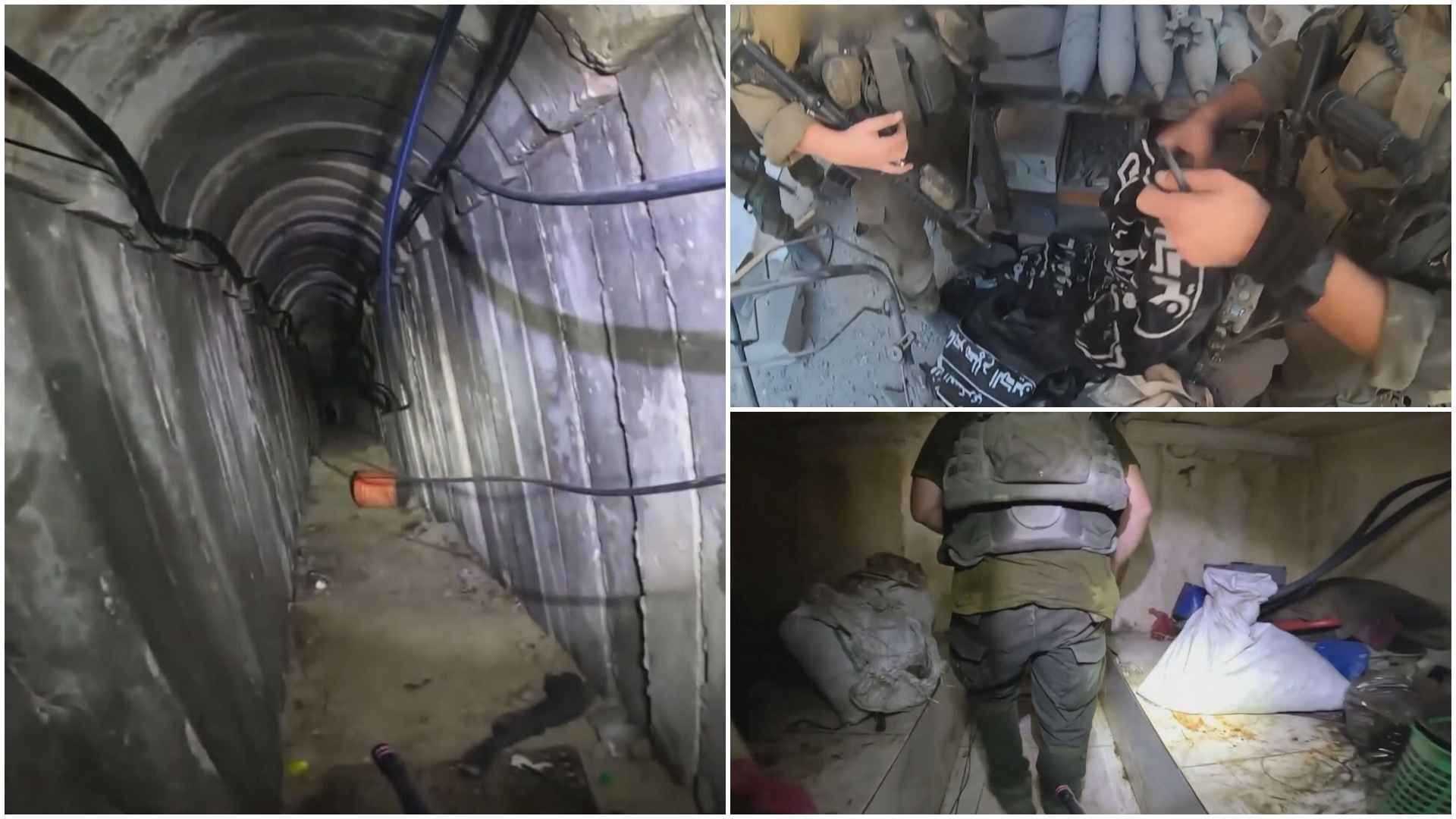 IDF Shares Video Of Large Hamas Tunnel Network In Gaza’s Jabaliya ...