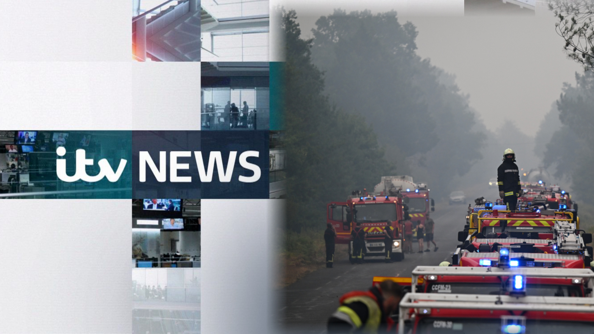 Watch ITV Evening News - as wildfires in France and Spain force more than 250,000 people to flee