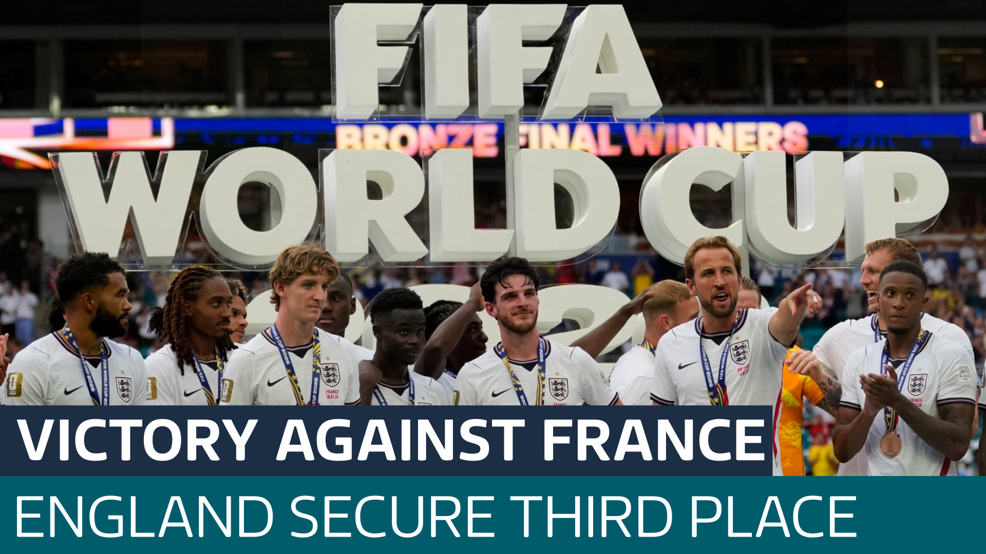 England secure third place in World Cup with 6-4 victory against France
