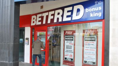 Betfred gambling shop