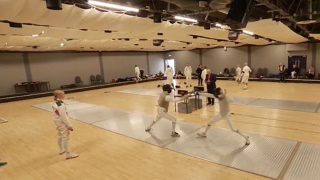 Guernsey's fencers battle the Royal Navy.