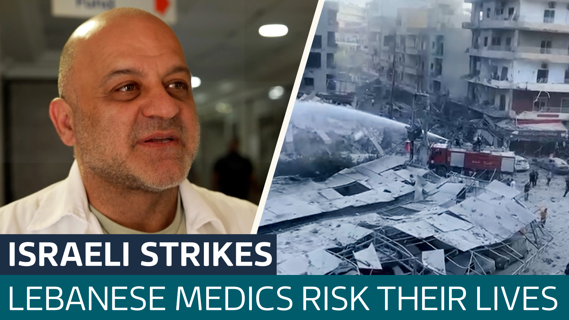 The Lebanese volunteer medics risking their lives in the face of Israeli strikes