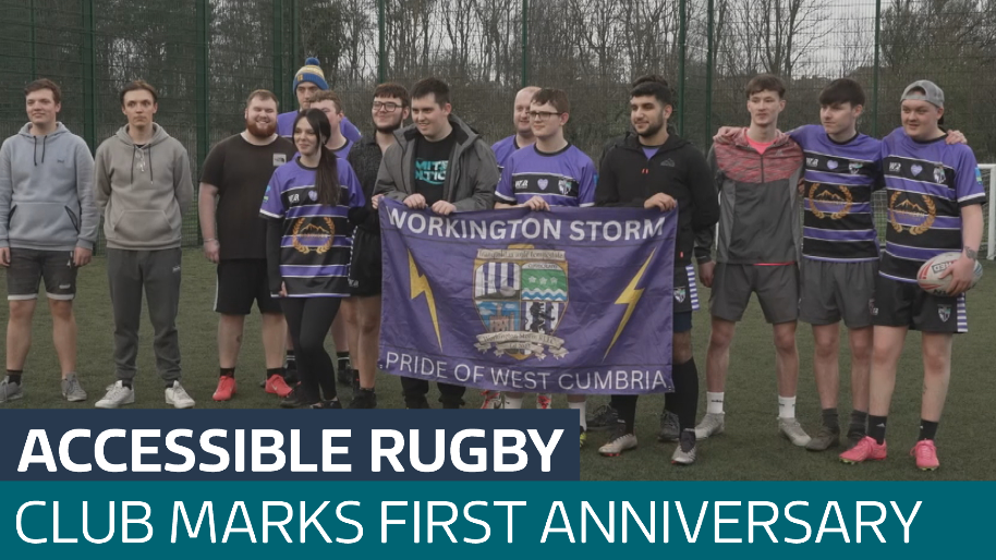 Rugby club which welcomes people with any type of disability celebrates ...