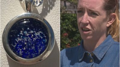 A woman from Portsmouth who tweeted about the loss of a treasured pendant says she's amazed to have received support from around the world.