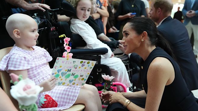 Harry and Meghan begin Australia tour with visit to children's hospital | ITV News