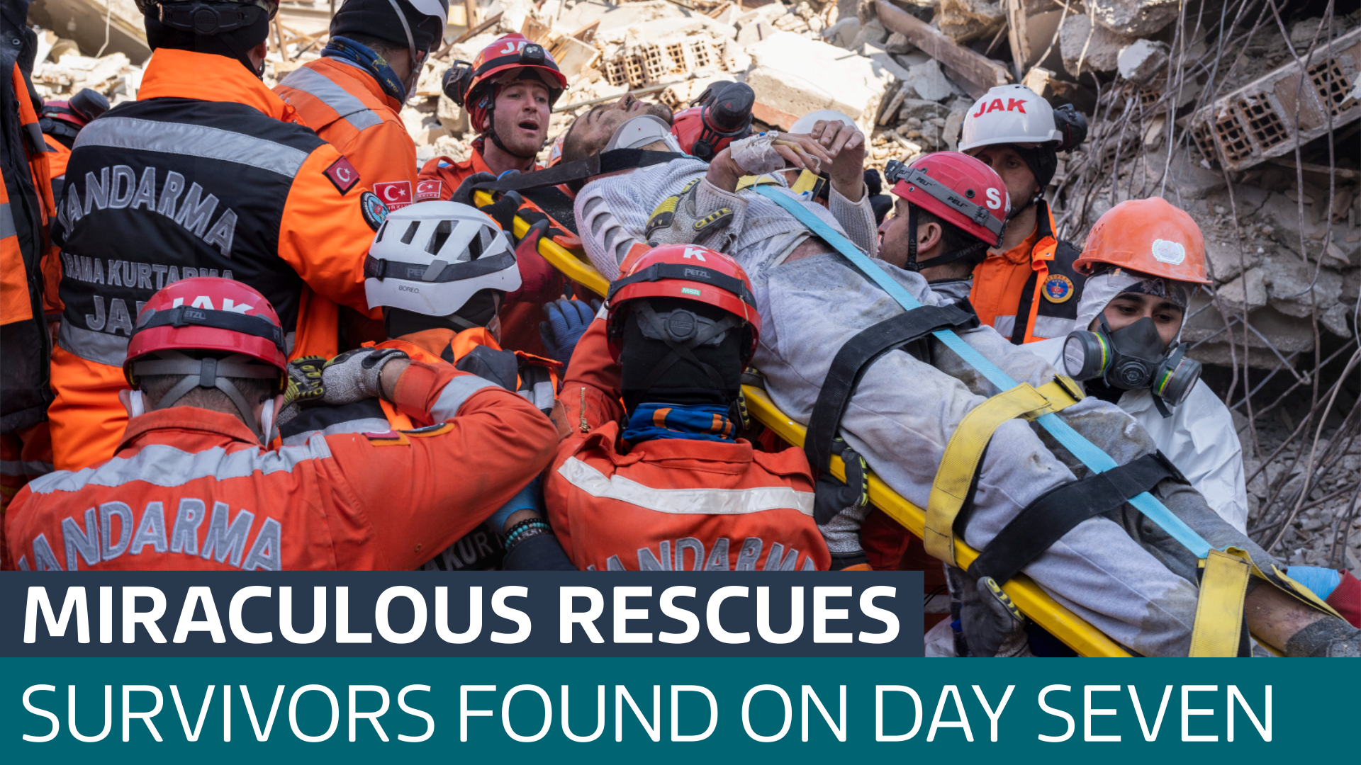 A week on from the deadly earthquake, rescue efforts continue at pace ...