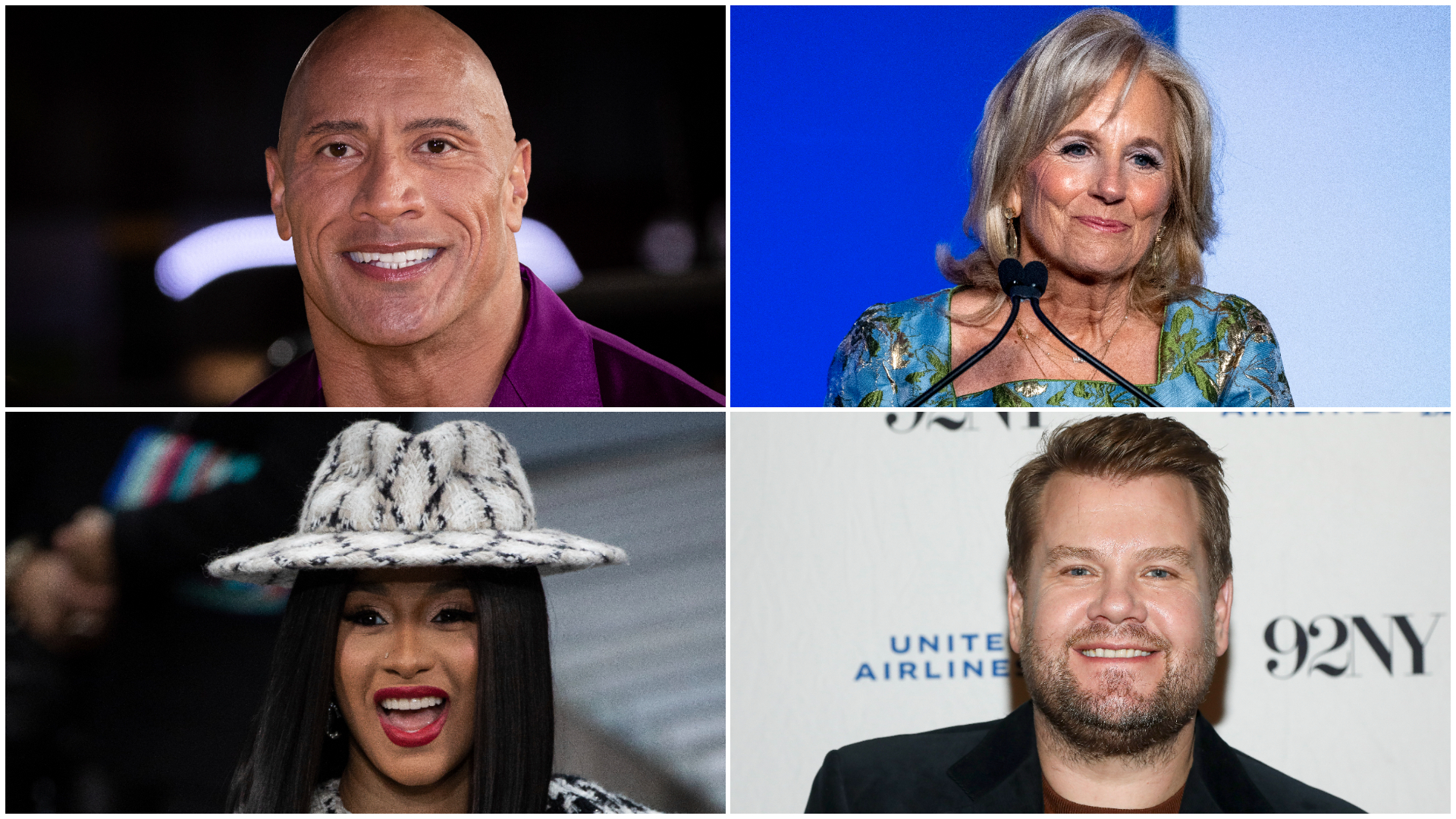 2023 Grammy Awards: James Corden, Cardi B And Jill Biden Among ...