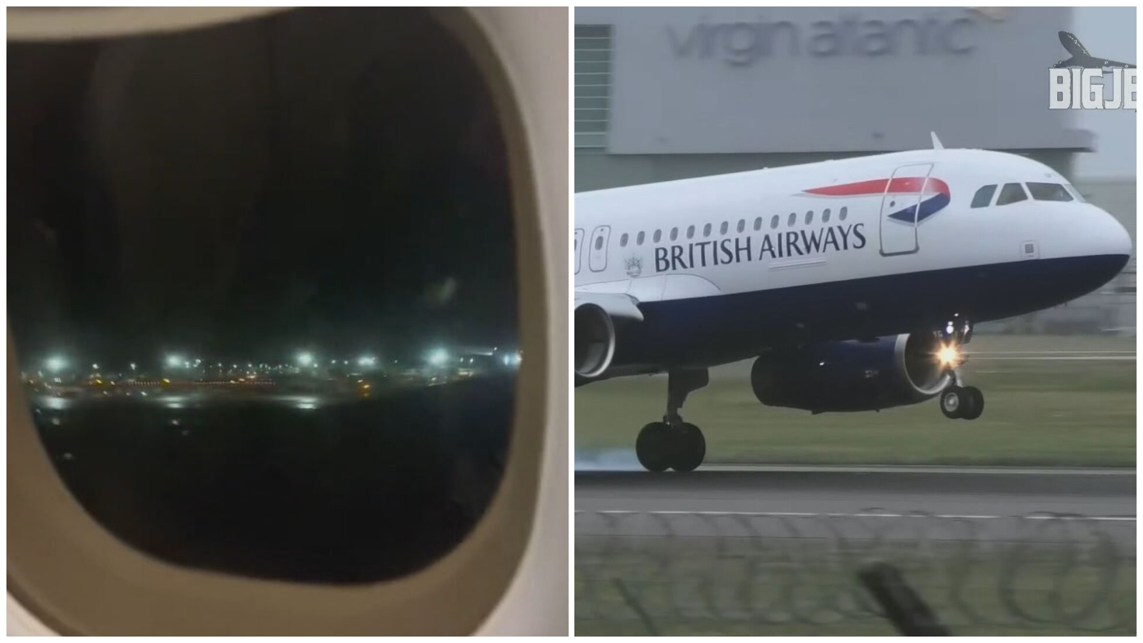 Storm Isha: Planes forced to abandon landings and divert flights amid ...