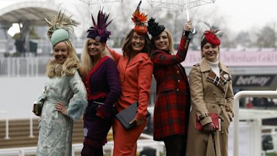 Racegoers during day two of the Cheltenham Festival