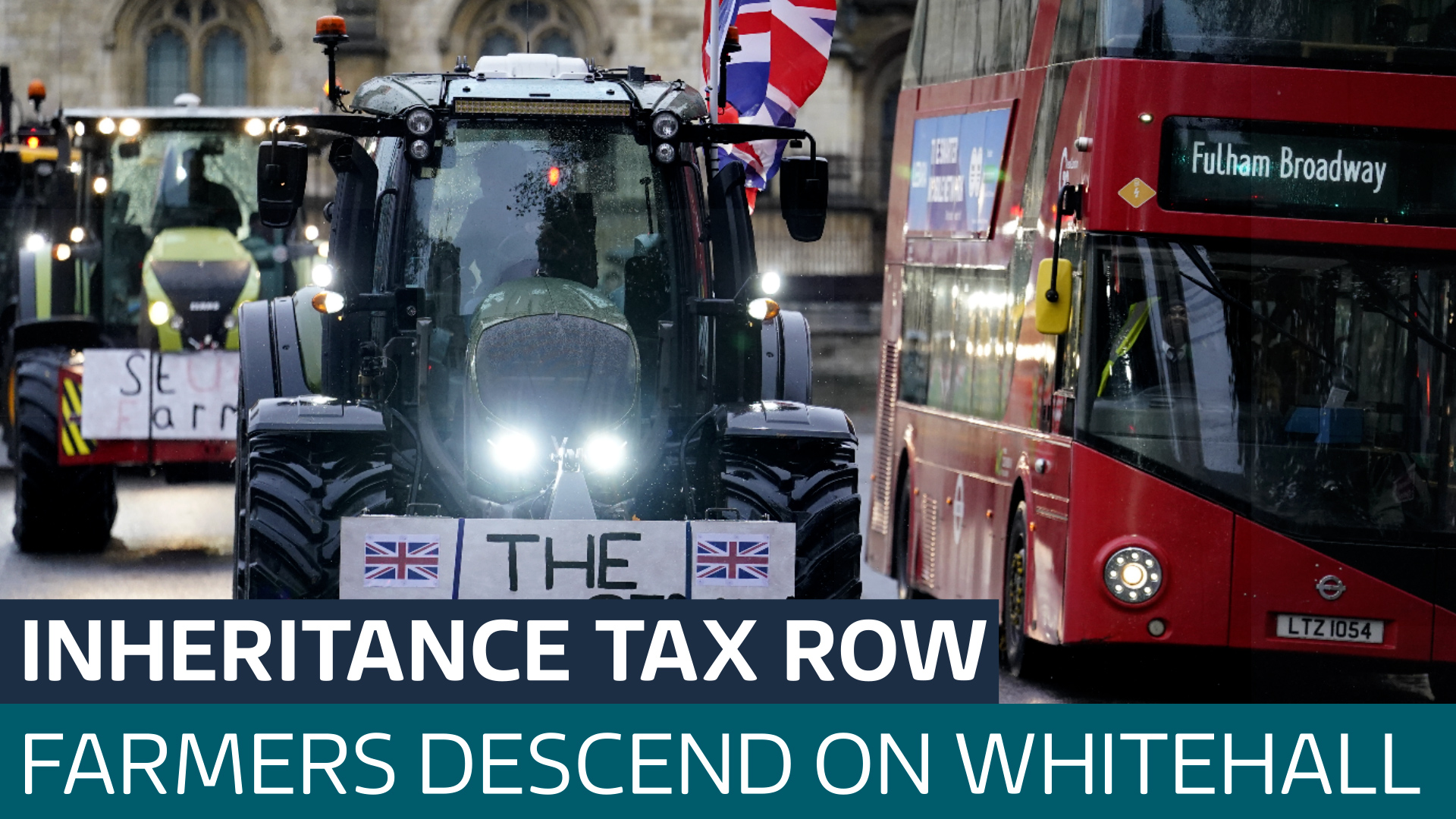 Thousands of farmers protest in Westminster over inheritance tax plans ...