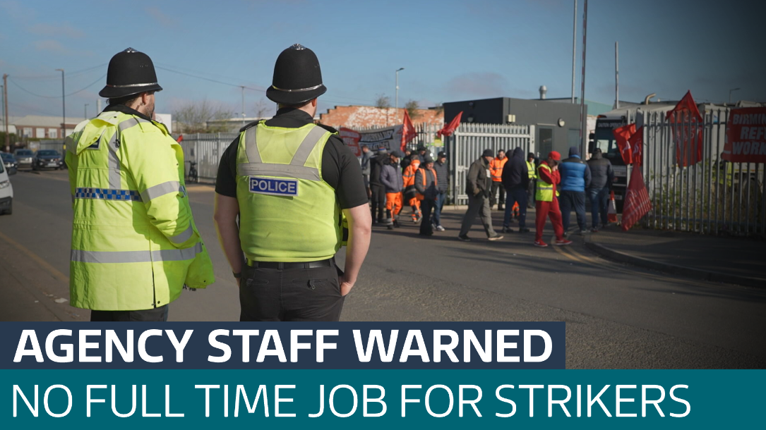 Striking agency workers won’t get ‘permanent job’, warns manager in ...