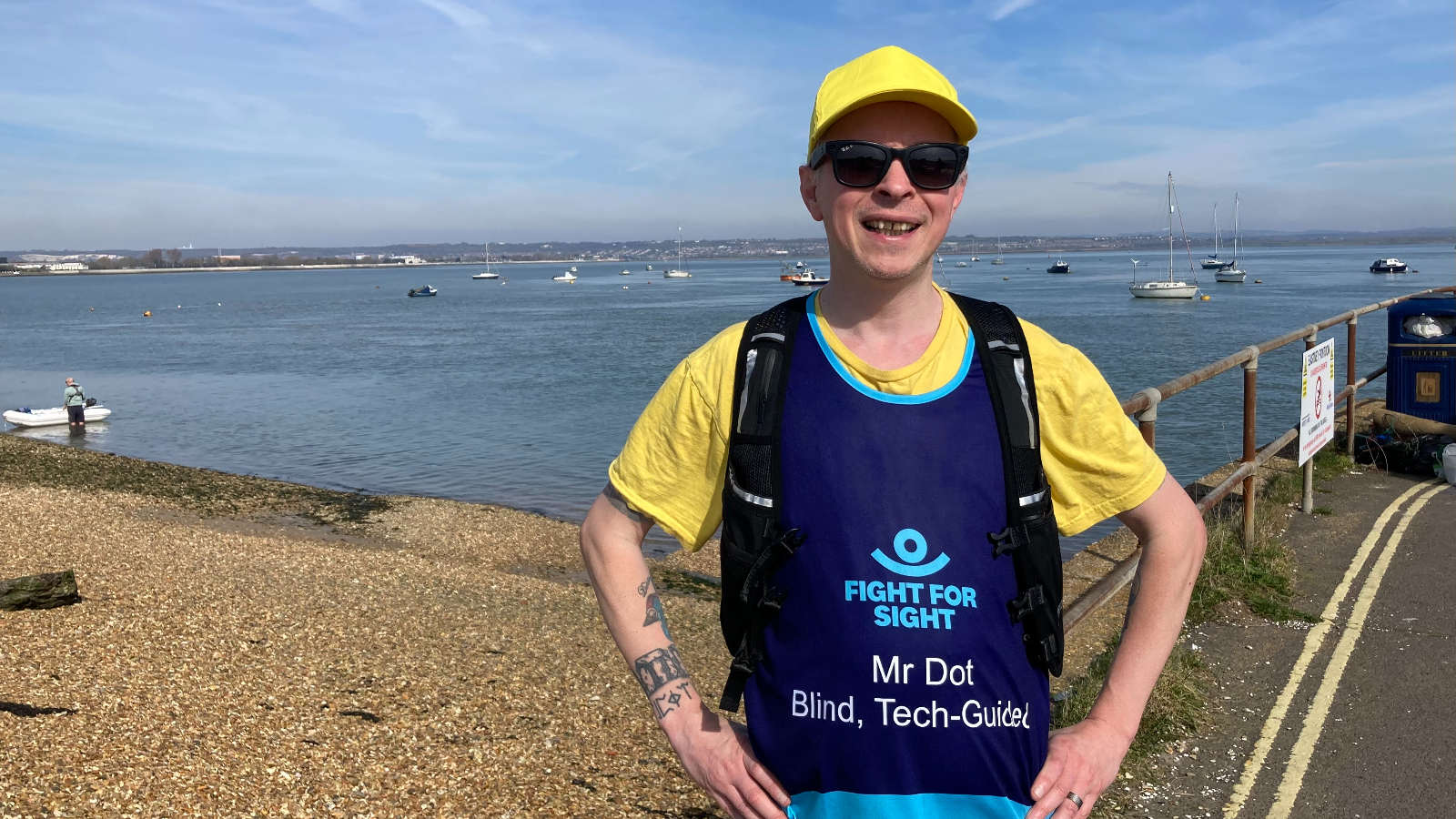 Clarke Reynolds sẽ tham gia cuộc thi chạy marathon Brighton vào cuối tháng 4. Nguồn ảnh: PA