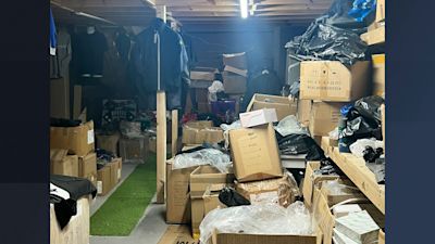 Warehouse containing £1 million of counterfeit goods seized in Cheetham Warehouse containing £1 million of counterfeit goods seized in Cheetham