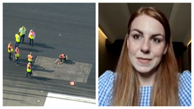 Kasia Parfitt has been stranded in Macedonia since her flight to Luton was cancelled.
Credit: ITV News