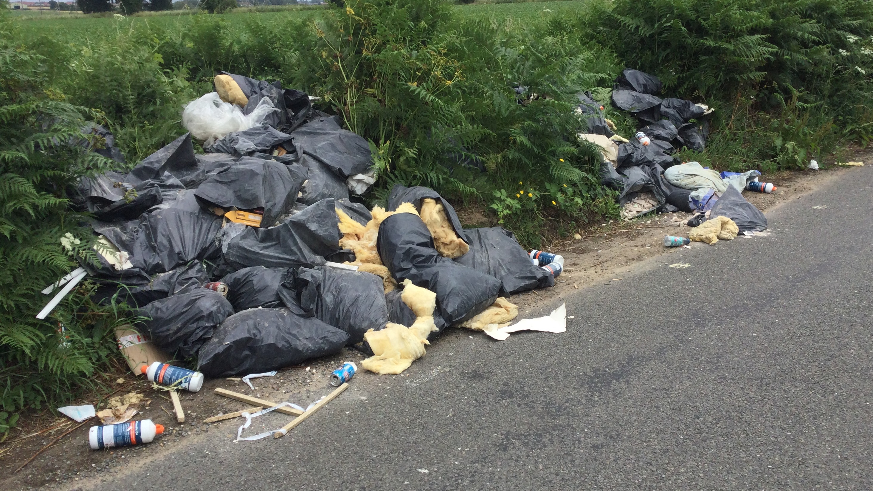 Great Yarmouth Council hunts for flytippers who dumped over 130 bags of
