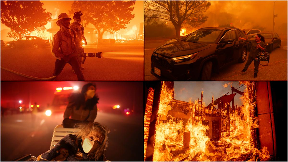 Wildfires rip through Los Angeles as 30,000 people forced to evacuate ...