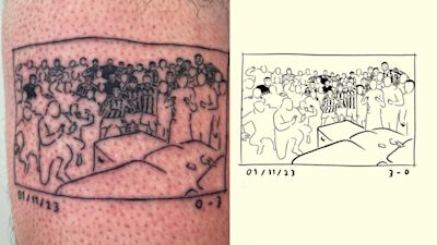 03.11.23 NUFC Tattoo Credit: Handout