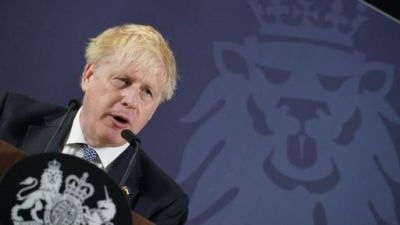 Boris Johnson makes a speech on 8 June.
Credit: PA