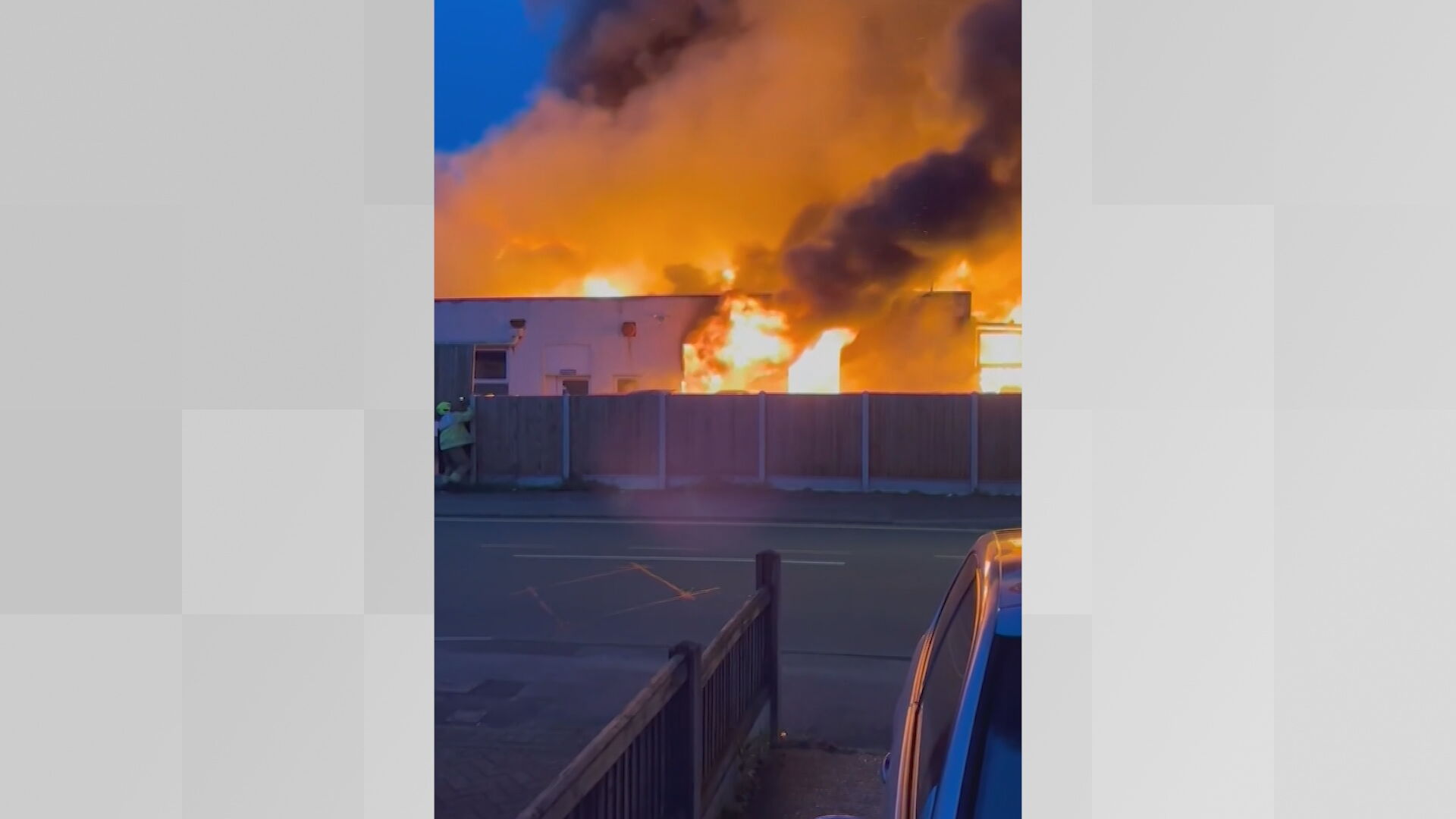 More than 60 firefighters tackle industrial blaze in Ramsgate | ITV ...