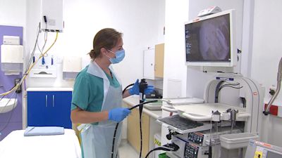 Addenbrooke’s Hospital has become the first in England to restart Public Health England’s bowel cancer screening programme.