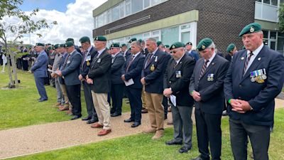image of servicemen at Bickleigh barracks