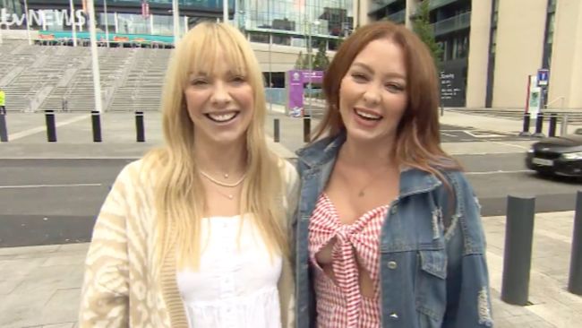 Liz McClarnon and Natasha Hamilton from Atomic Kitten