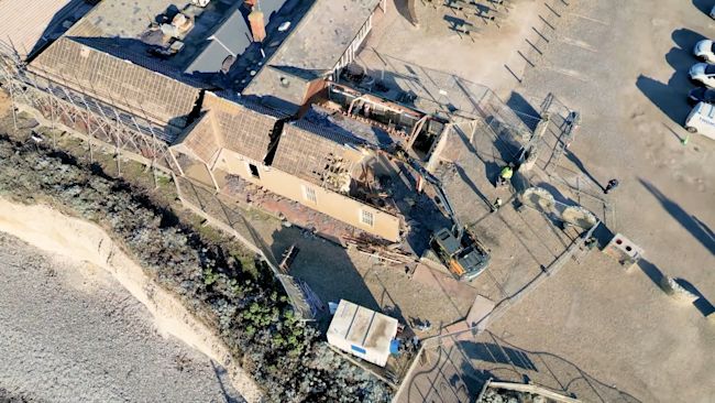 birling gap drone