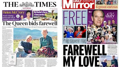Prince Philip Funeral Uk Newspaper Front Pages Lead With Farewell To Duke Of Edinburgh Itv News Prince Philip Funeral Uk Newspaper Front Pages Lead With Farewell To Duke Of Edinburgh Itv News