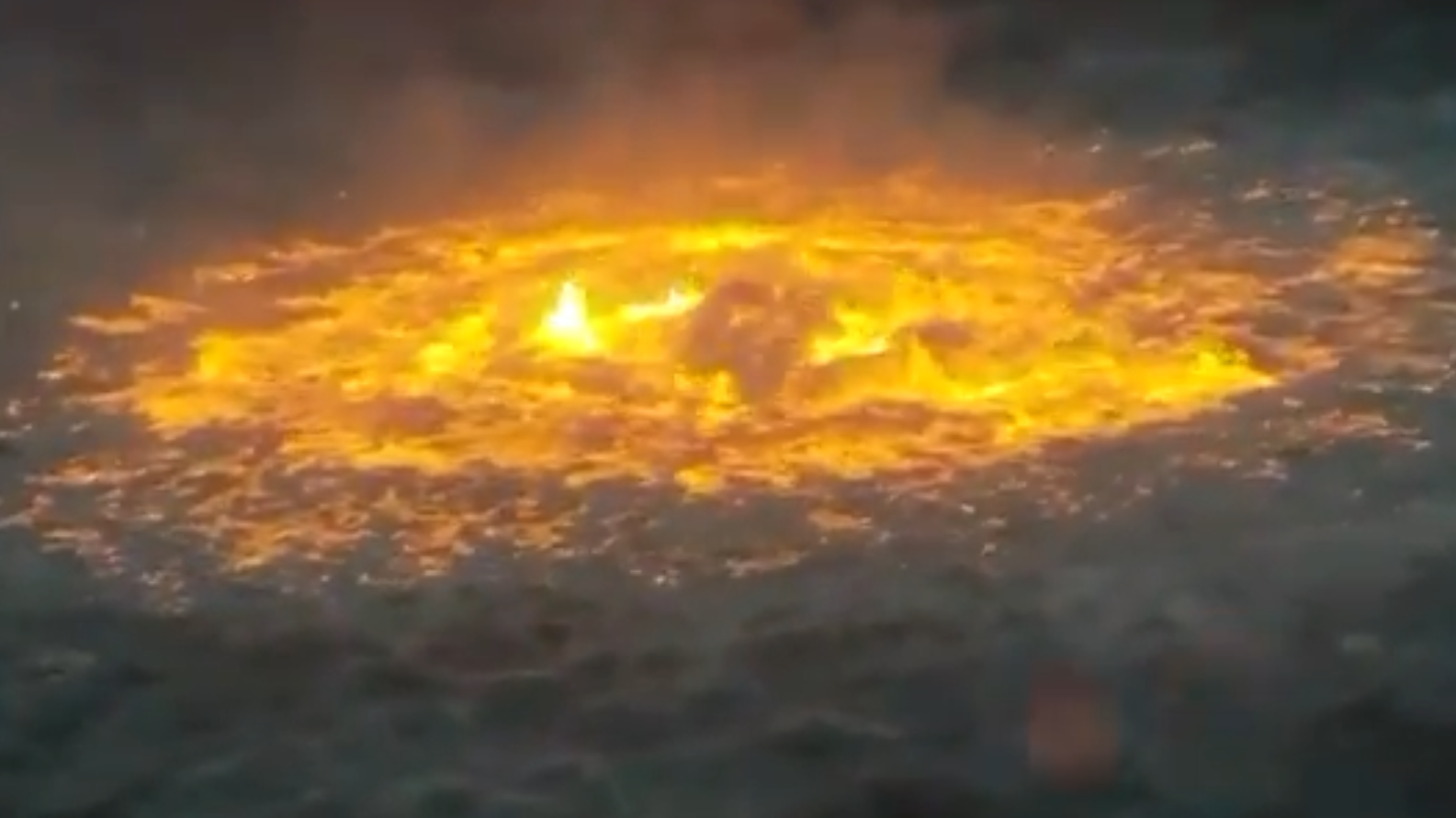 Fire erupts in Gulf of Mexico after undersea gas pipeline ruptures