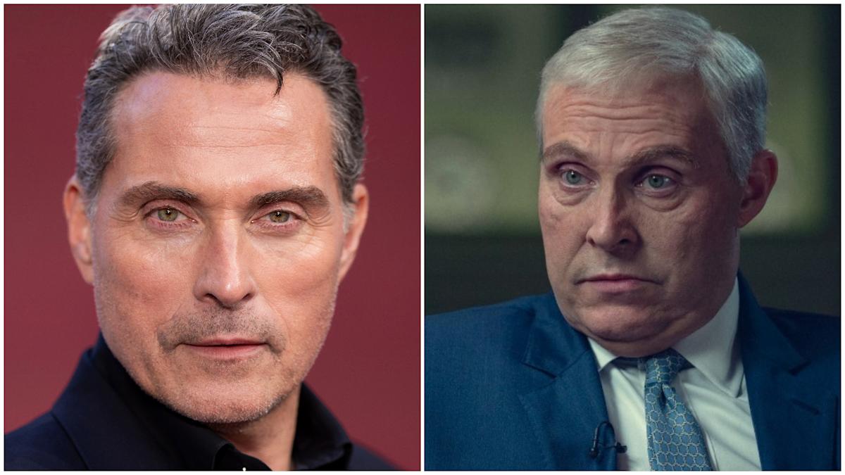 Video shows Rufus Sewell's transformation into Prince Andrew for ...