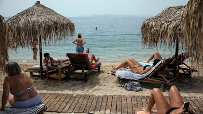 A beach holiday in Greece