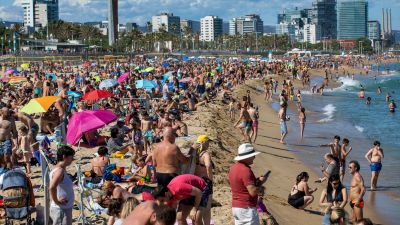 Tourists have returned to places like Barcelona beach in recent weeks and many are hoping it can stay that way.
