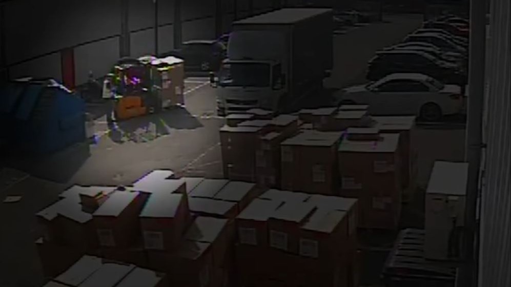 Delivery driver mowndown by forklift truck at Blackpool clothing firm