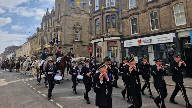 Commons Rides Scotland ITV Border Common Ridings news for Cumbria and the south of Scotland