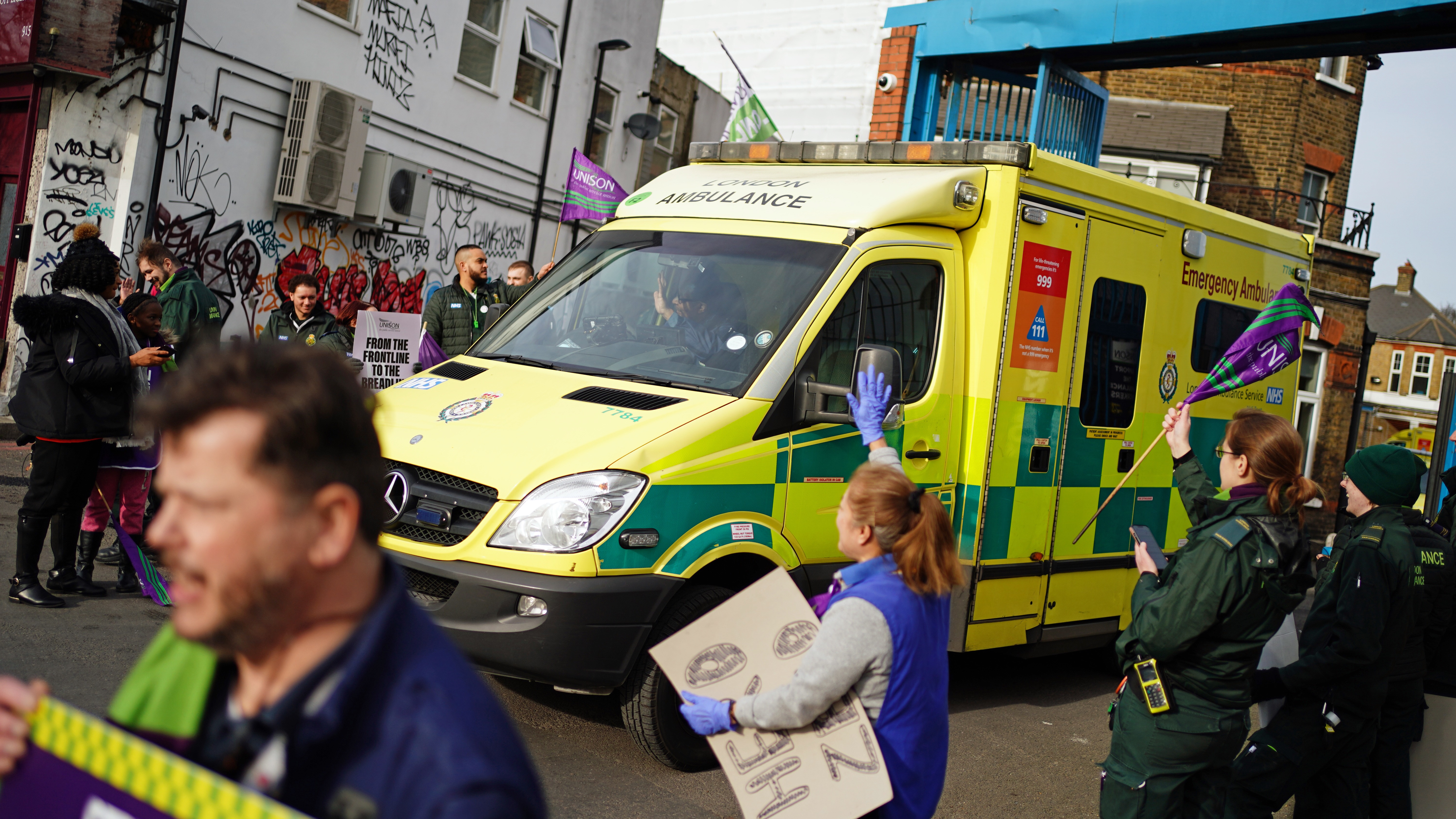 Ambulance And Border Force Staff Stage New Strike In On-going Pay ...