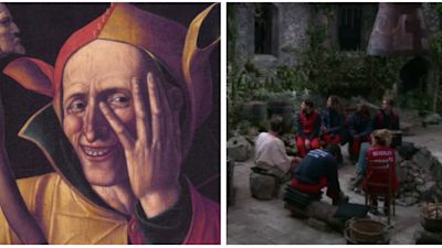Jester in the Im A Celeb camp