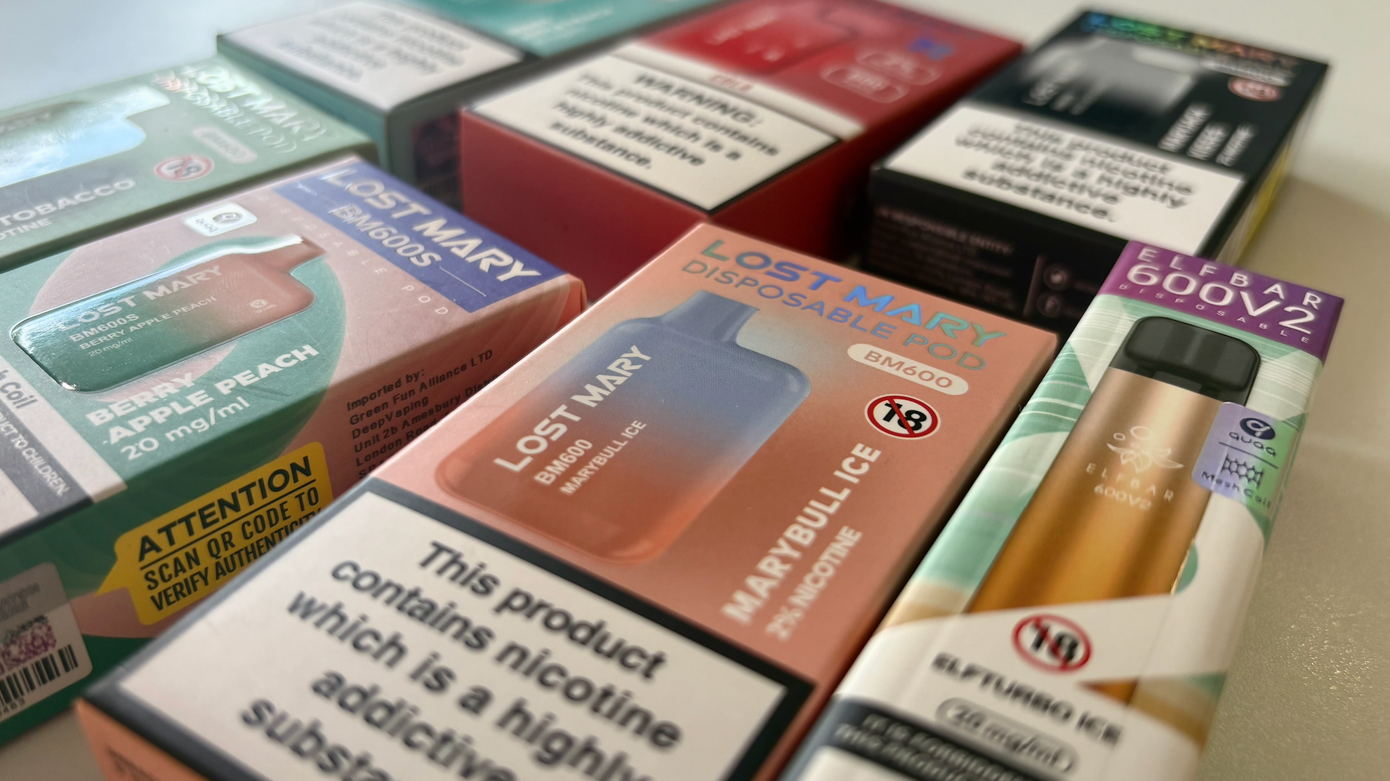 Undercover filming shows disposable vapes being illegally sold in Wales  despite ban