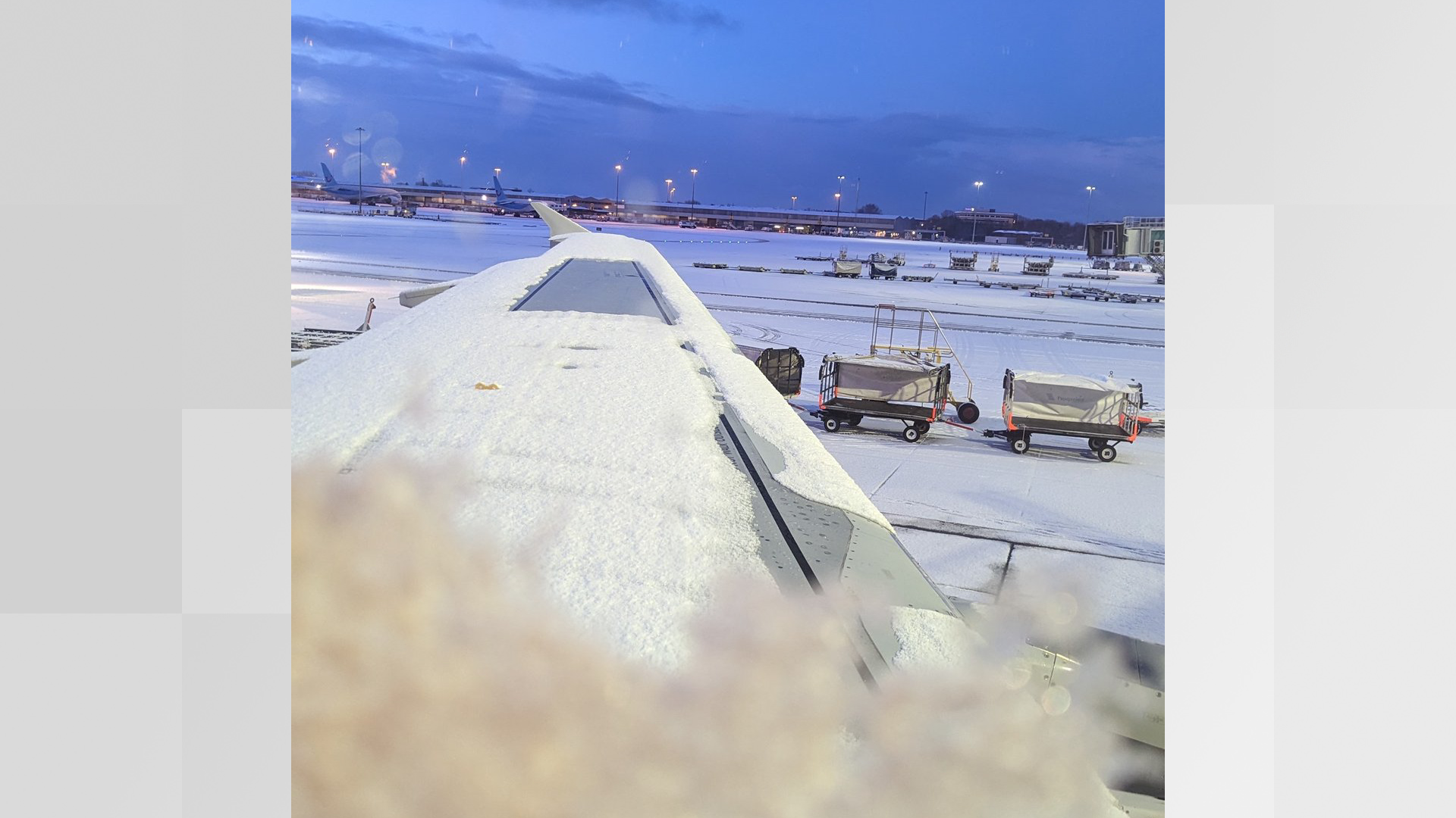 Manchester Airport reopens after both runways closed due to heavy