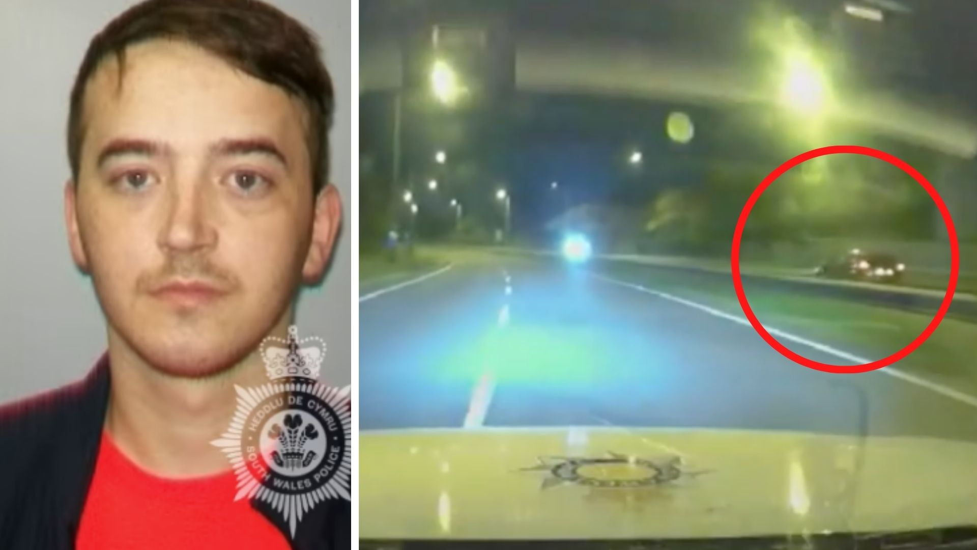 Police chase man driving at 120mph wrong way down dual carriageway near ...