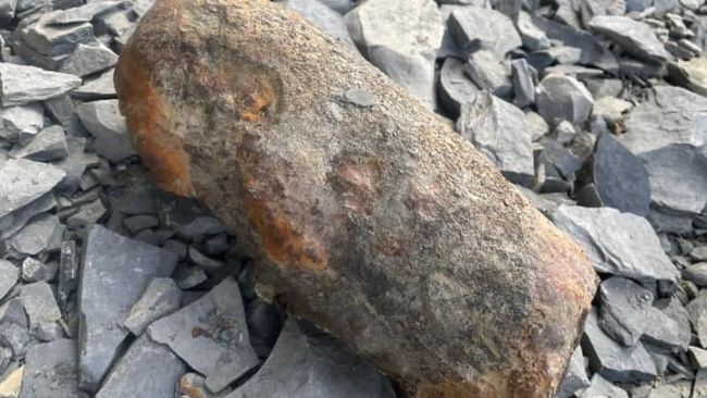Bomb found on the beach in Somerset 