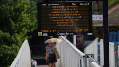 190722 TRAIN DISRUPTION MERIDIAN PA IMAGES