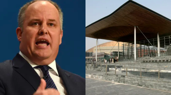 Newly Appointed Welsh Conservatives Leader Andrew RT Davies Announces ...