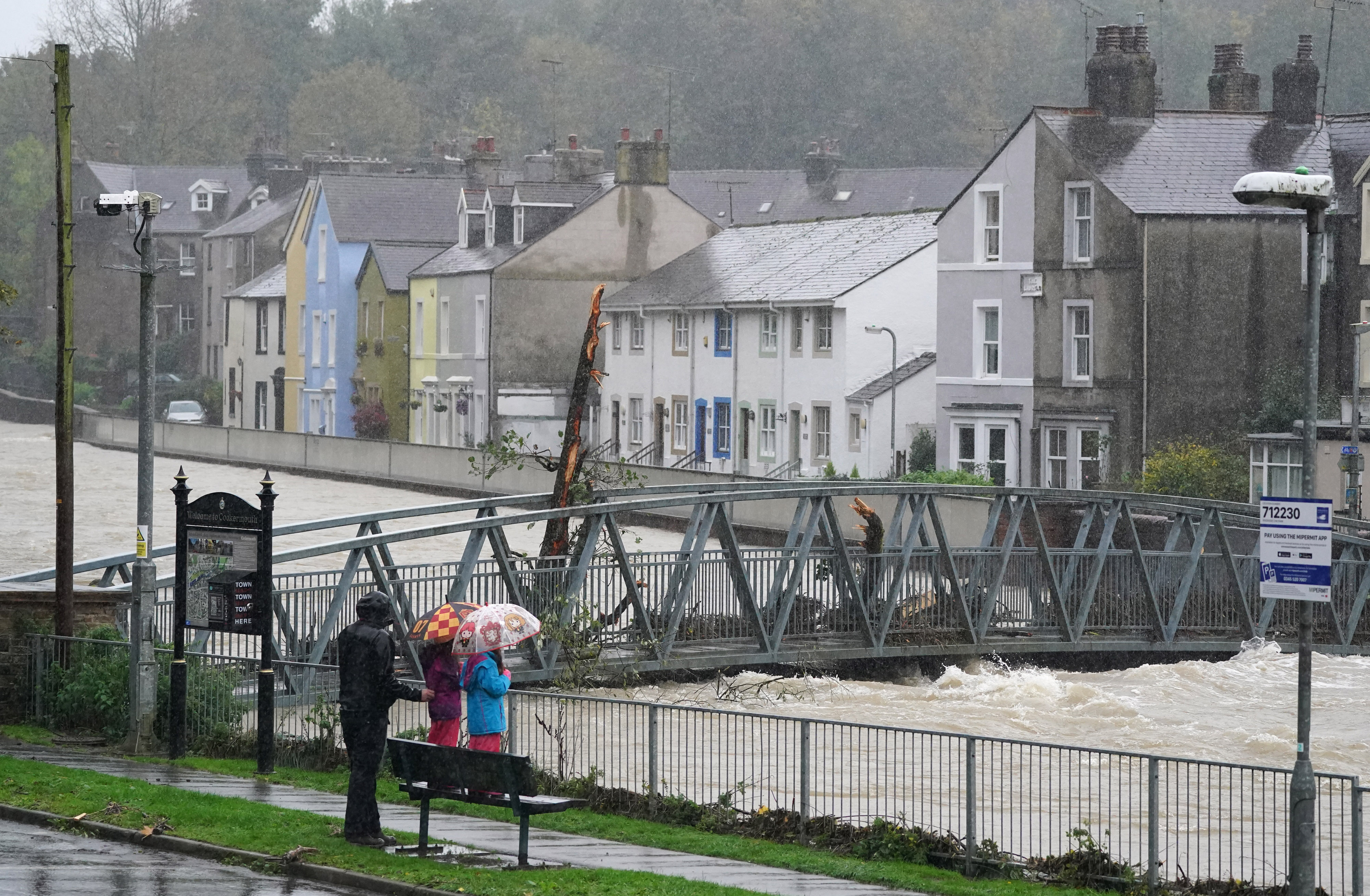 What flood warnings are in place in Cumbria and southern Scotland ...