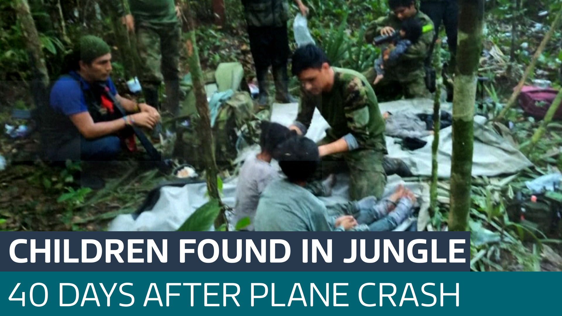 Four children rescued after 40 days alone in Amazon jungle after plane ...