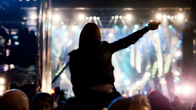 Generic undated image of music fans at a gig in Northern Ireland.