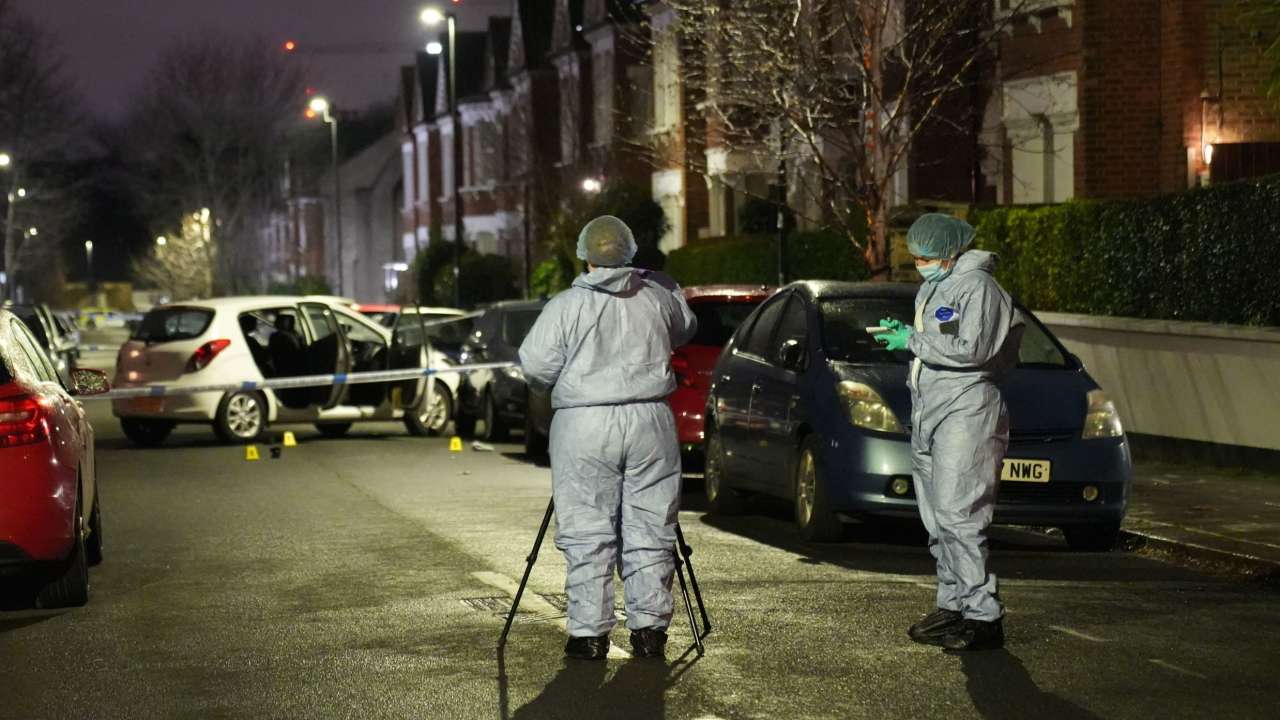 Mum and children in hospital after 'corrosive substance' attack