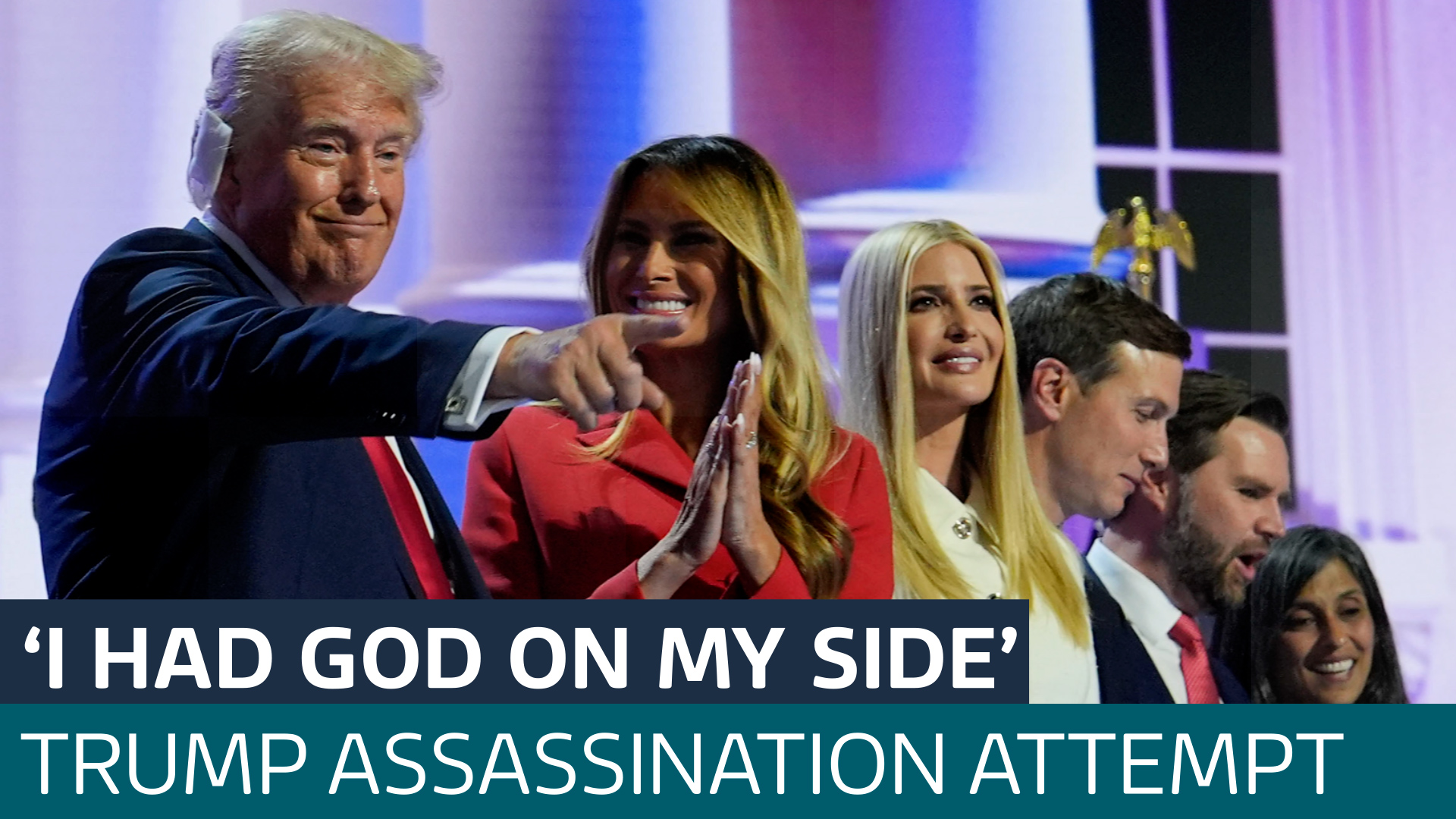 Trump gives first speech since assassination attempt as pressure mounts ...