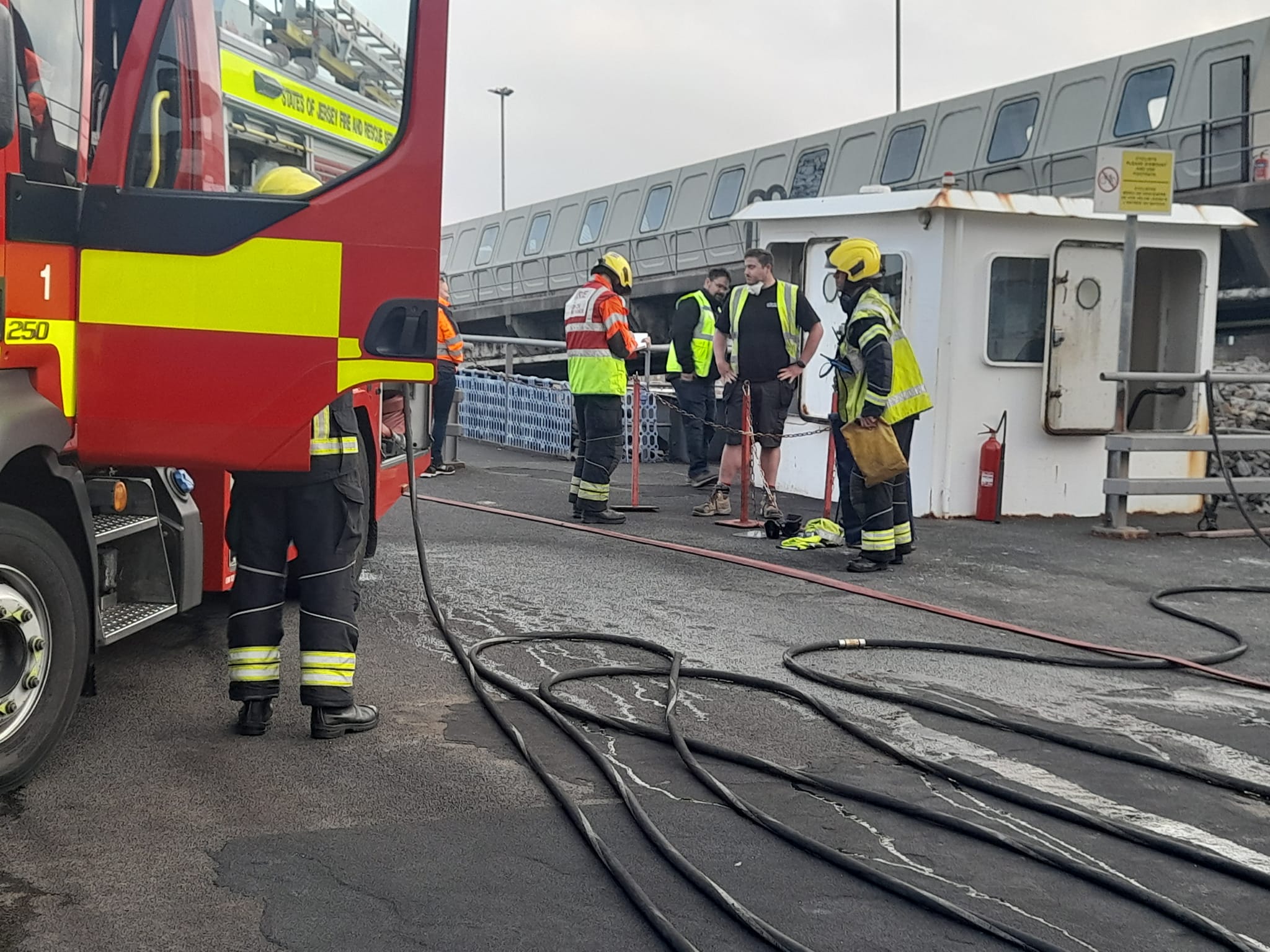 'Equipment malfunction' sets off fire alarm on ferry ramp | ITV News ...